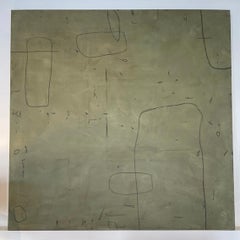 Crecer by Murray Duncan Técnica mixta geométrica abstracta sobre lienzo