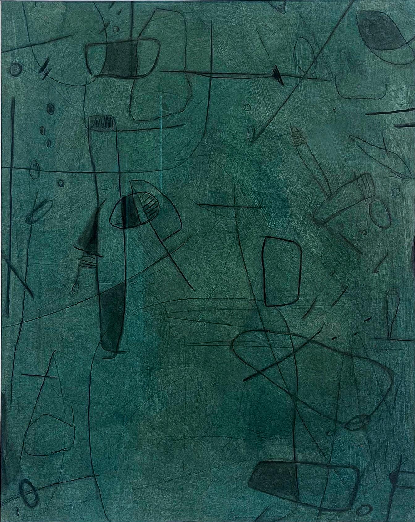 Measured Silence I, by Murray Duncan Mixed Media on Paper