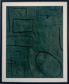 "Measured Silence II", di Murray Duncan. Tecnica mista su carta