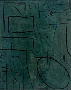 "Measured Silence II", di Murray Duncan. Tecnica mista su carta