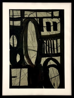 Untitled AP-123 - Mixed Media Work on Paper by Murray Duncan (