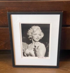 Murray Garrett firma Marilyn Monroe a Hollywood, fotografia alla gelatina d'argento 1953