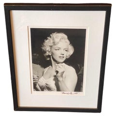 Murray Garrett Signiert Marilyn Monroe in Hollywood Silver Gelatin Fotografie 1953