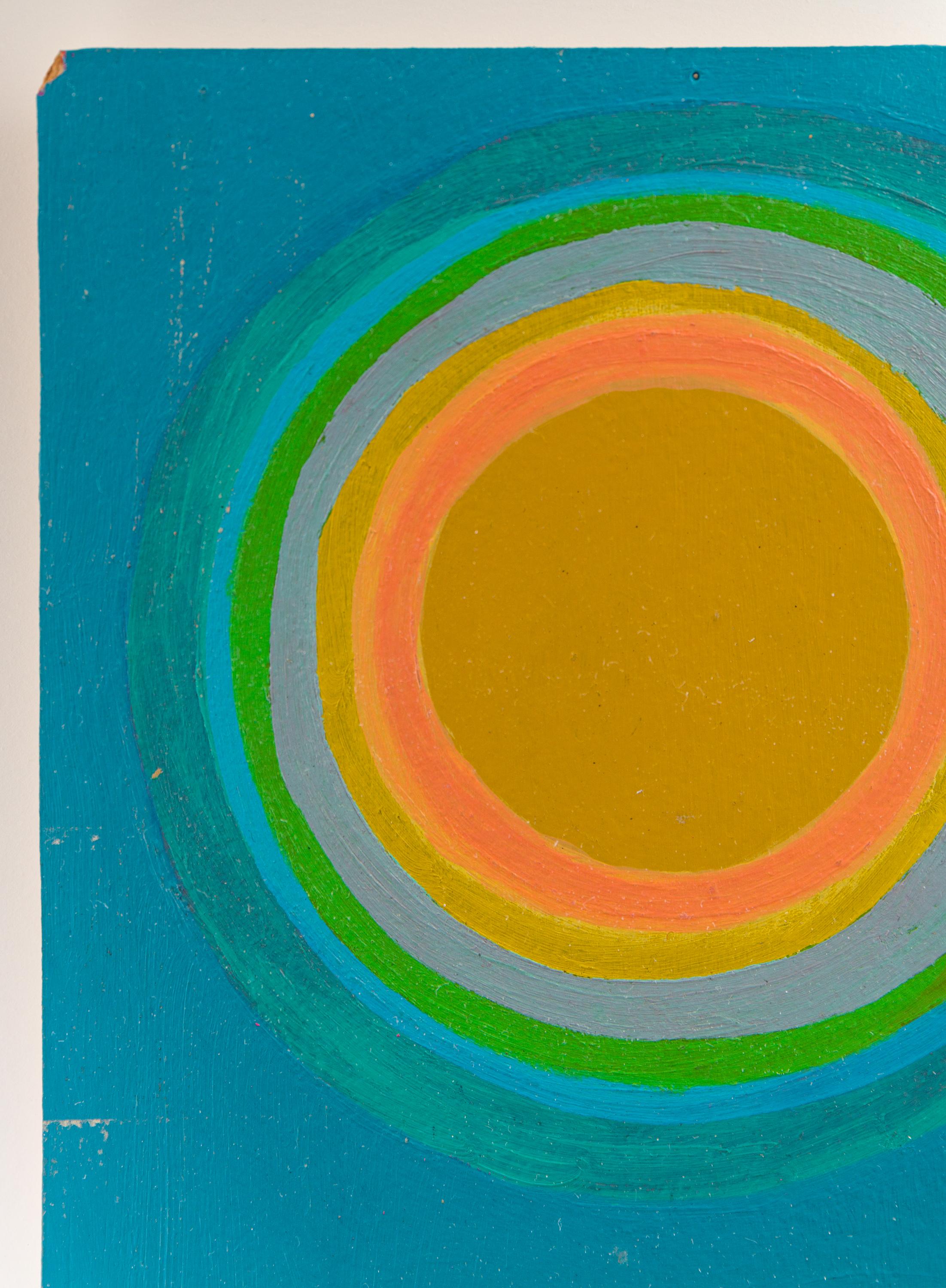 Murray Hantman Abstract Painting on Board, USA, 1960s In Good Condition In New York, NY