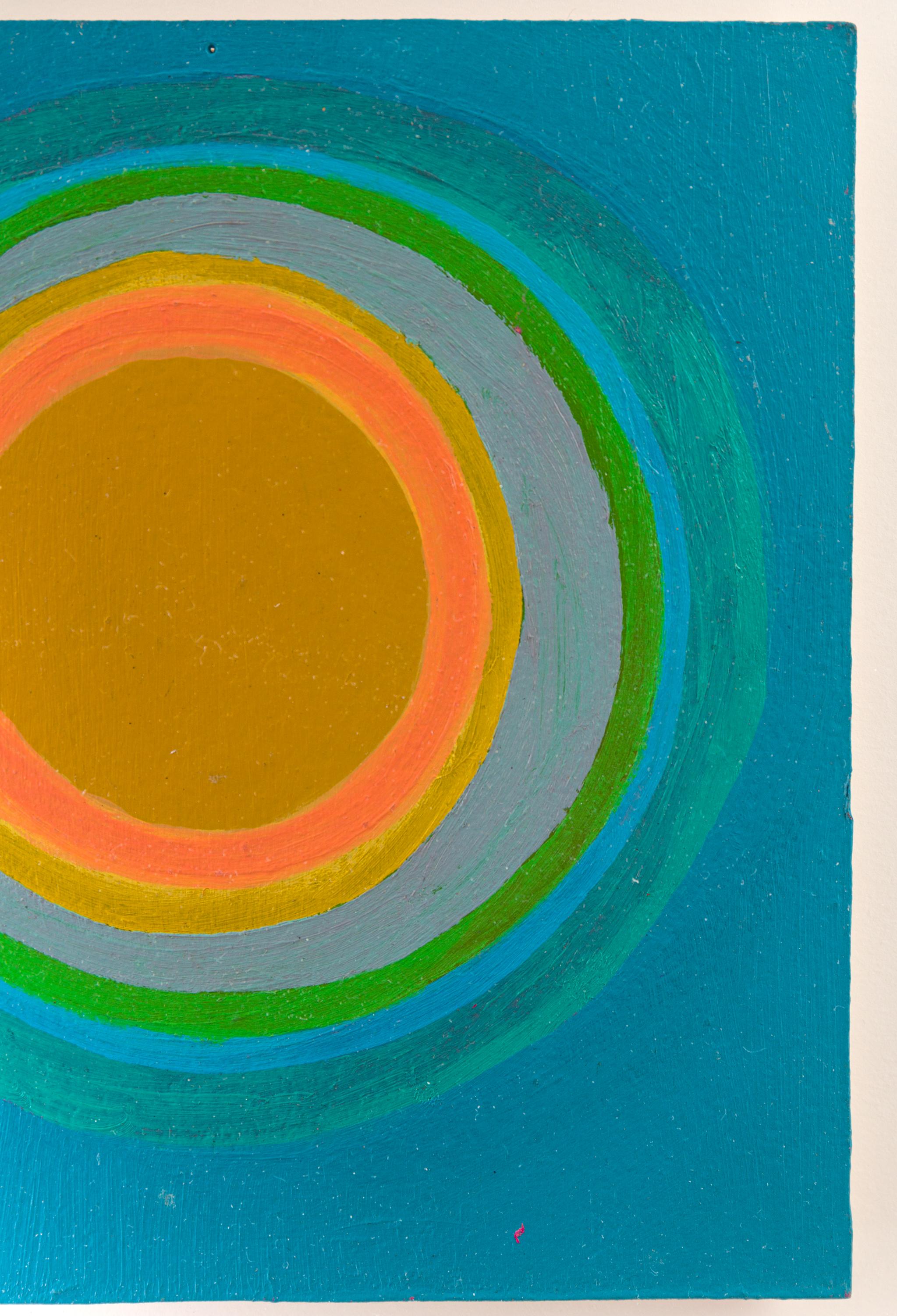 Mid-20th Century Murray Hantman Abstract Painting on Board, USA, 1960s