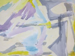 Composition (Abstract Expressionist mid-century gestural action painting)