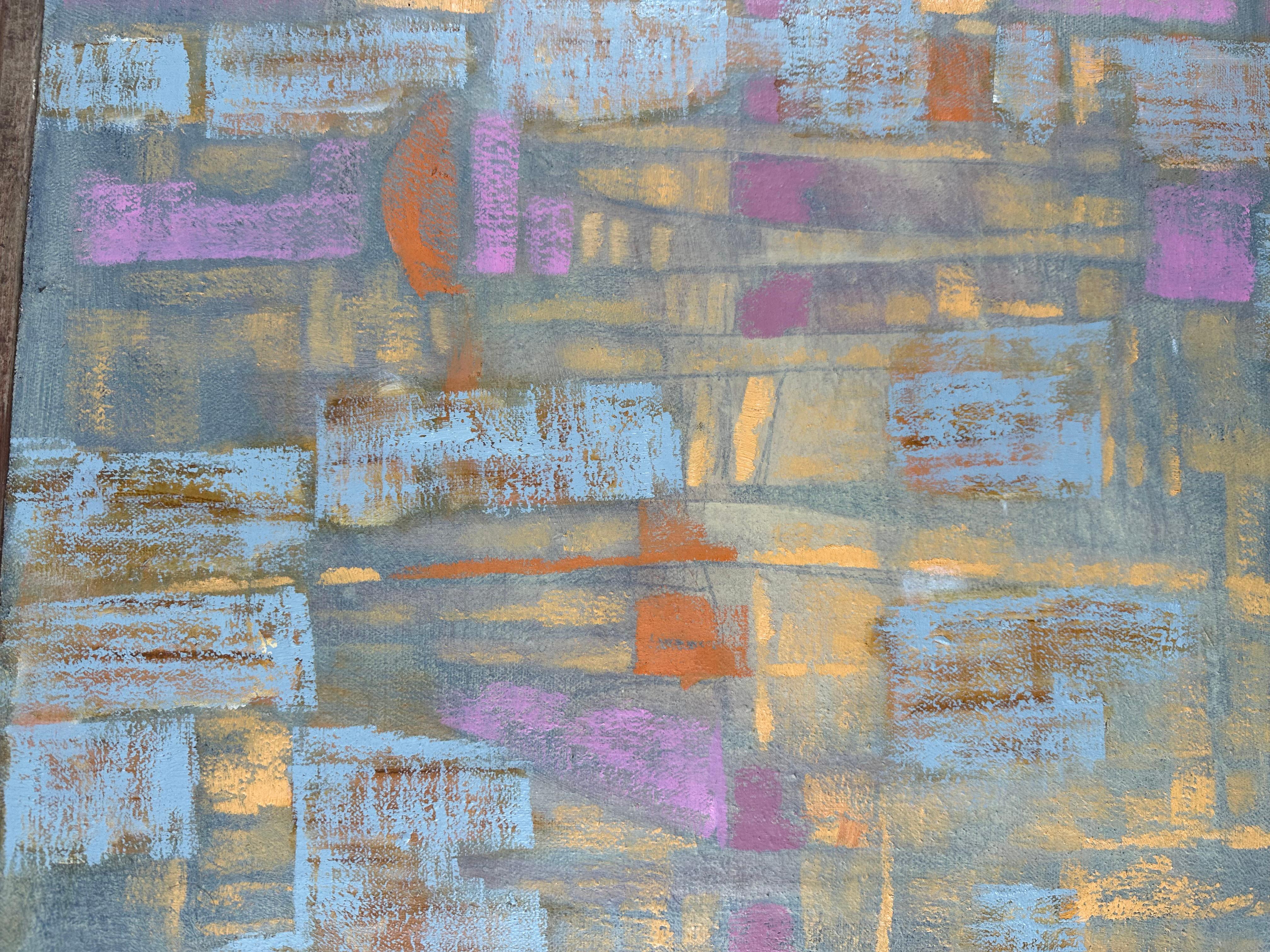 Senza titolo (Espressionista astratto) - Painting di Murray Hantman