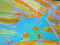 Untitled (Abstract Expressionist mid-century gestural action painting)