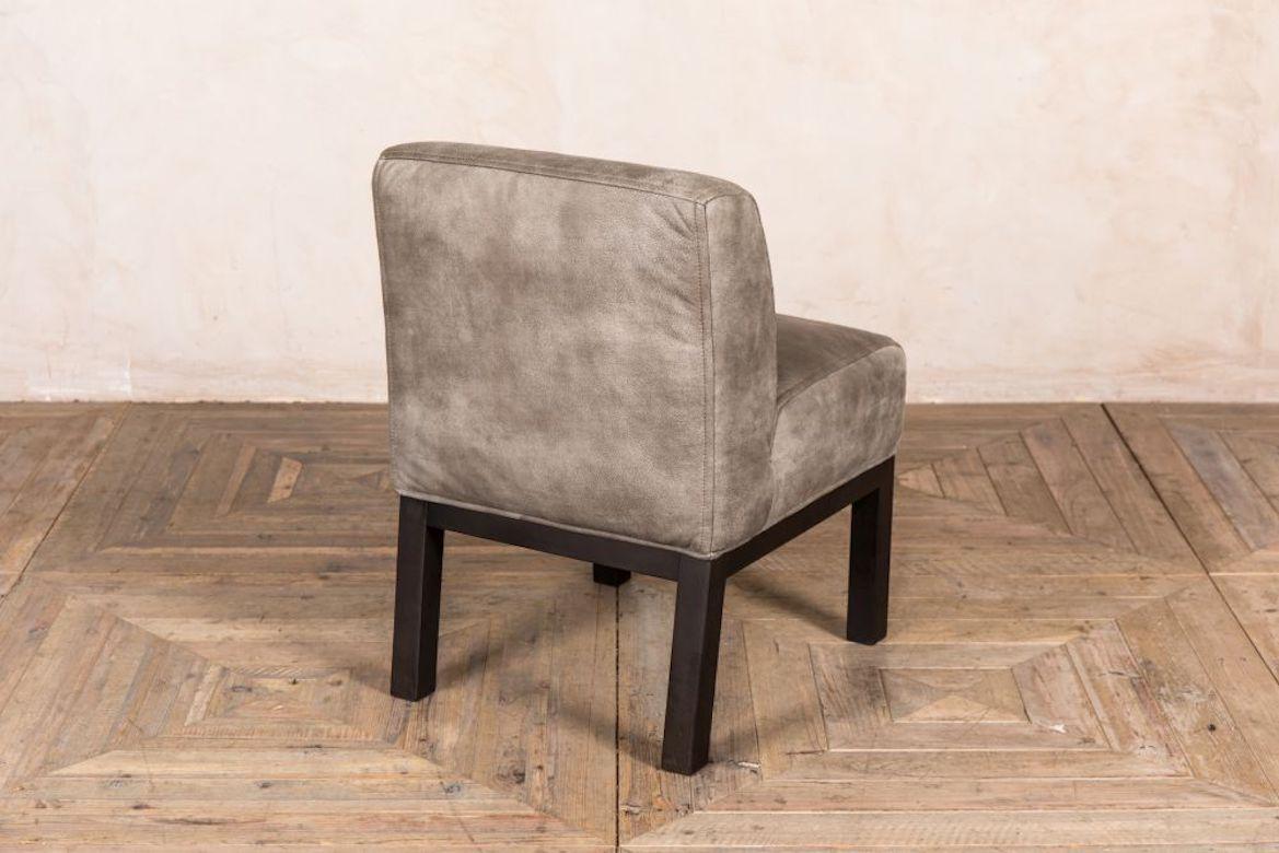 Murray Real Leather Dining Chair, 20th Century  In Excellent Condition For Sale In London, GB