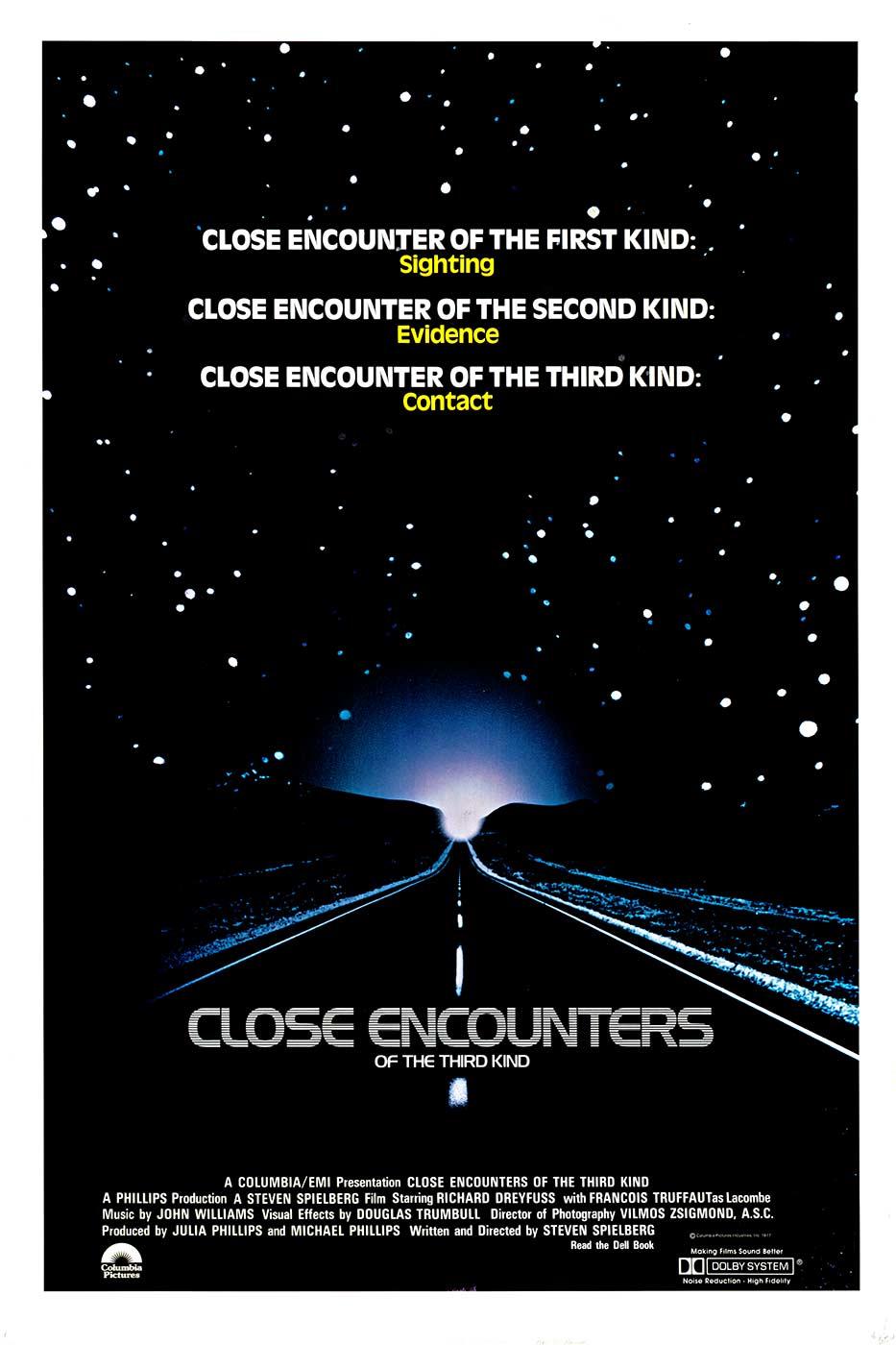 Landscape Print di Murray Smith - Poster originale del film Incontri ravvicinati del terzo tempo, 1974, su supporto di lino
