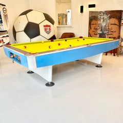 Murrey Slime Green Fiberglass Pool Table, 1970s USA