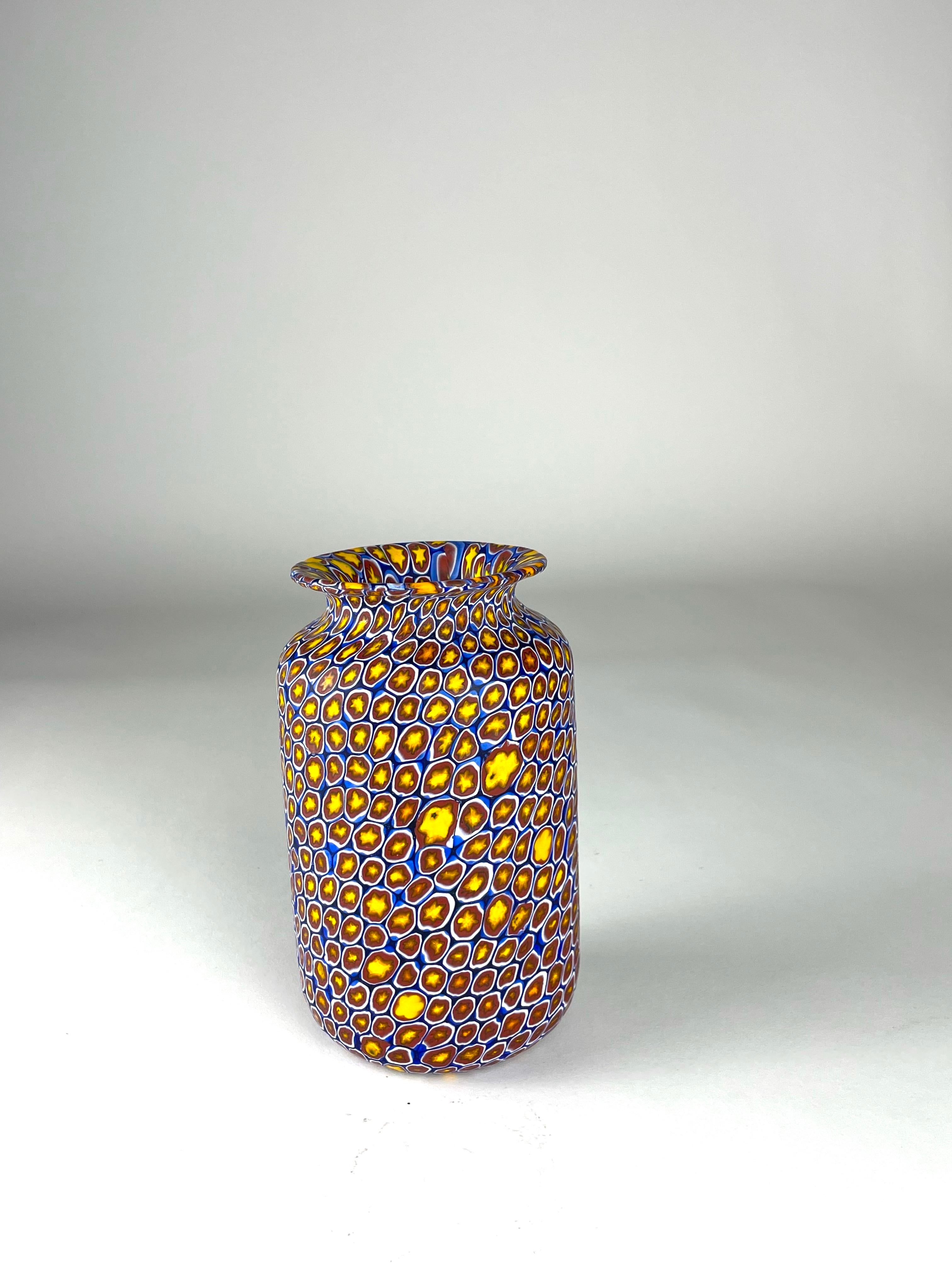 Arts and Crafts MURRINA Starry Sky by Fratelli Toso Murano, design 1950 For Sale