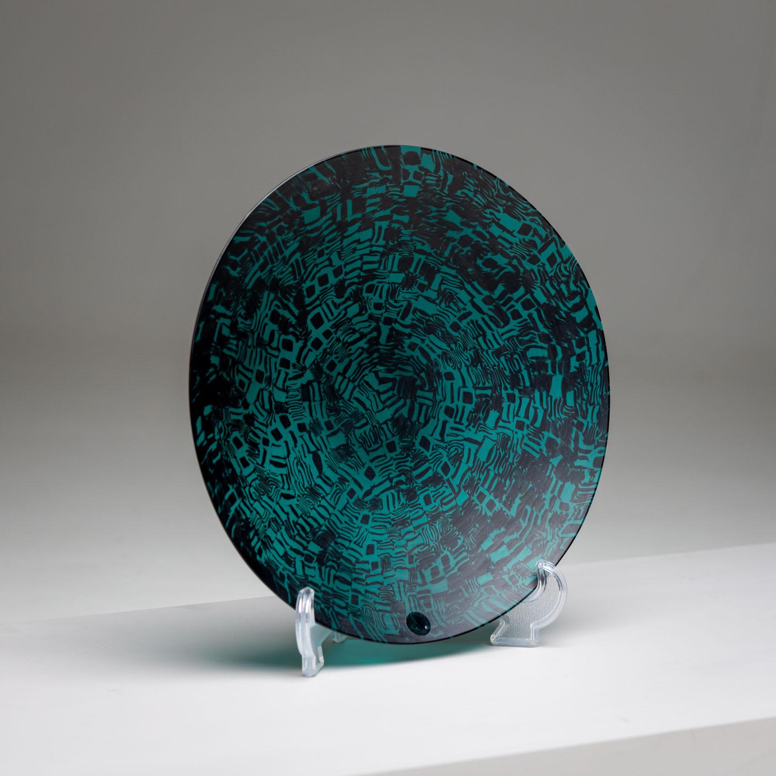 Murrine Glasteller von Santillana für Venini, Italien 1997 im Zustand „Gut“ im Angebot in New York, NY