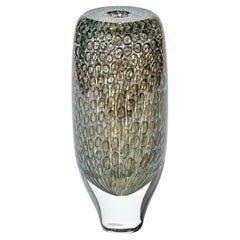 Murrine Quadrants in Grey, Celadon & Pistachio II, opera d'arte in vetro di Peter Bowles