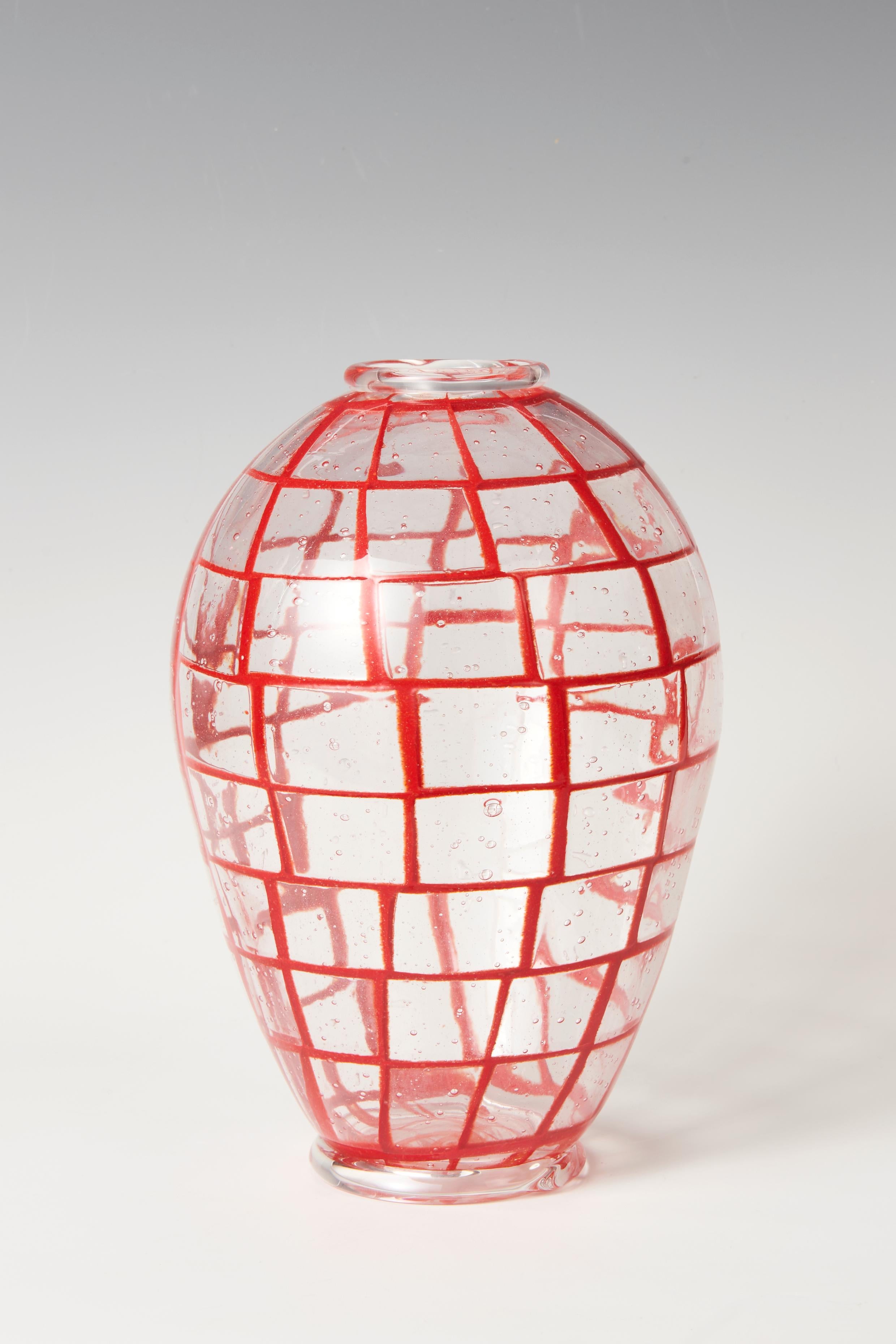 Ercole Barovier. Murrine vase 1930

Artistica Barovier

Italy, 1930

Clear murrines edged in red with aventurine

Signature Ercole Barovier

31 × 17 cm

Excellent condition

Provenience:

A treasured heirloom, the vase once belonged to the previous