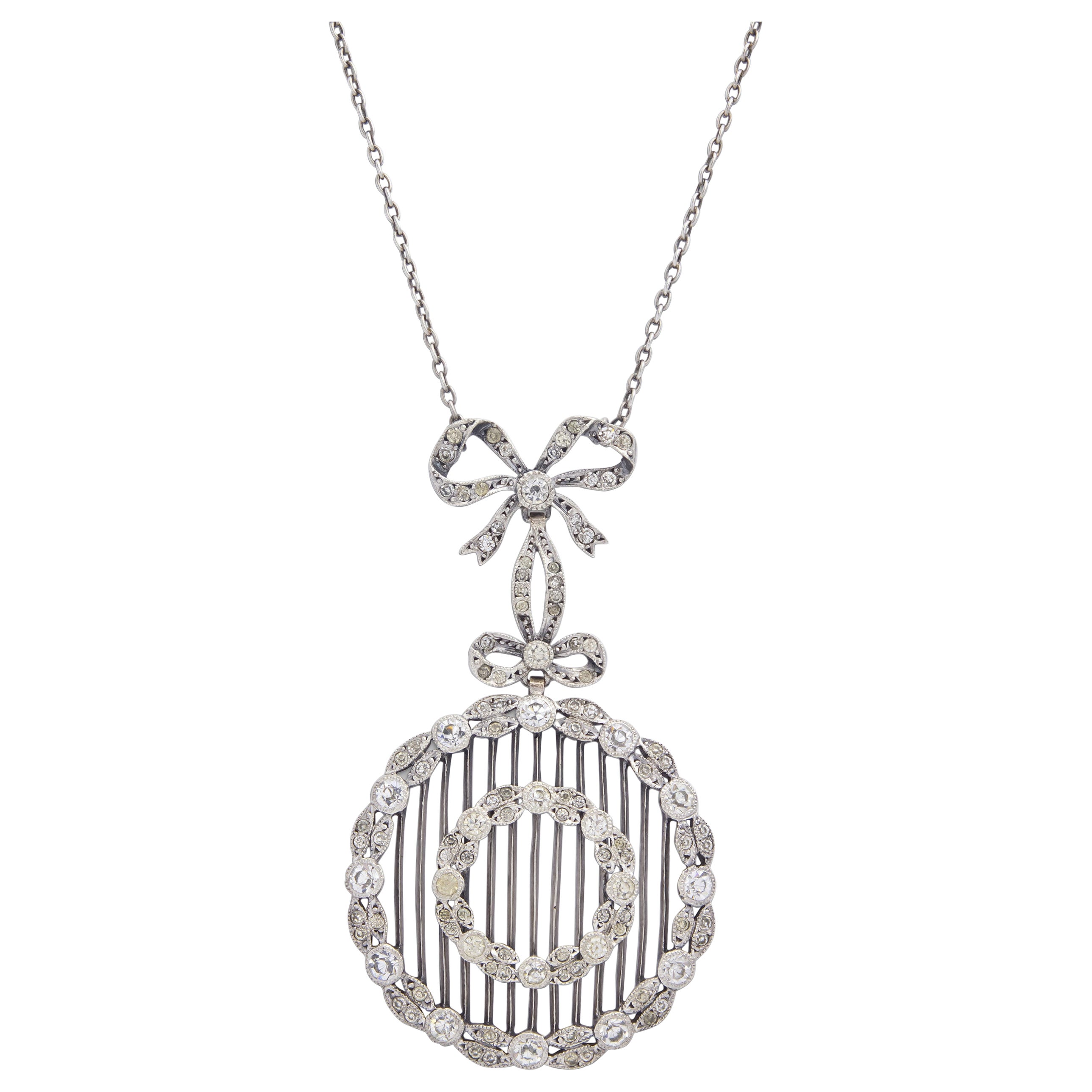 Murrle Bennet, période édouardienne, collier en argent et en pâte en vente