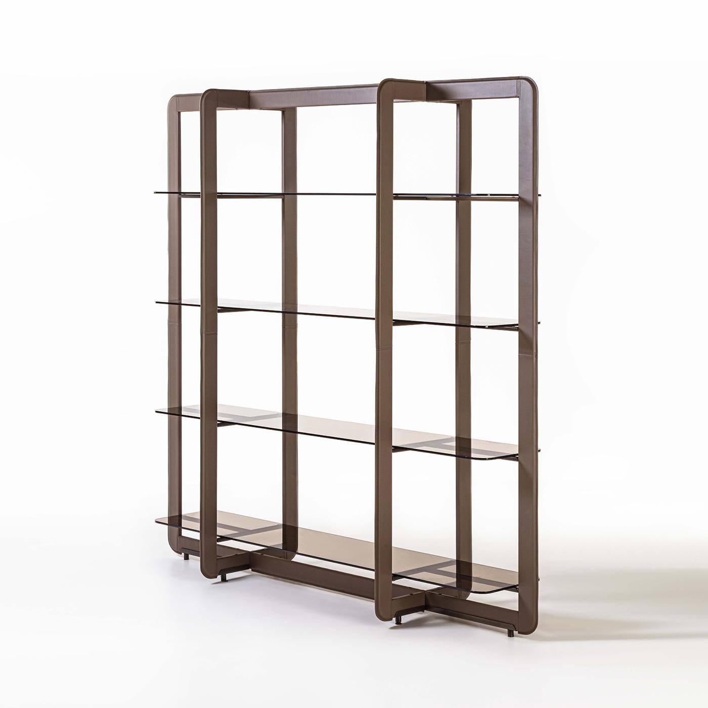 Musa Brown Bookcase In New Condition For Sale In Milan, IT