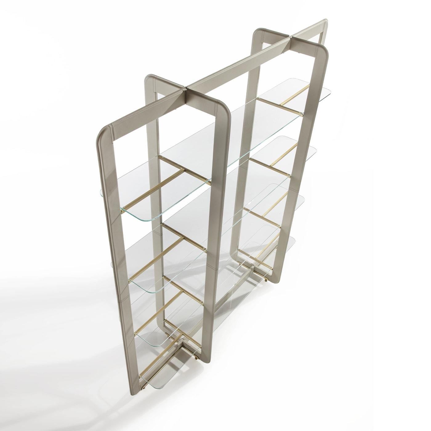 Modern Musa Ivory Bookcase For Sale