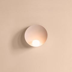 Musa LED Wall Lamp in Matte Salmon by Note Design Studio