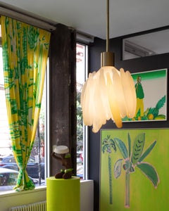 Musa Pendant Handblown Glass Sculpture Light