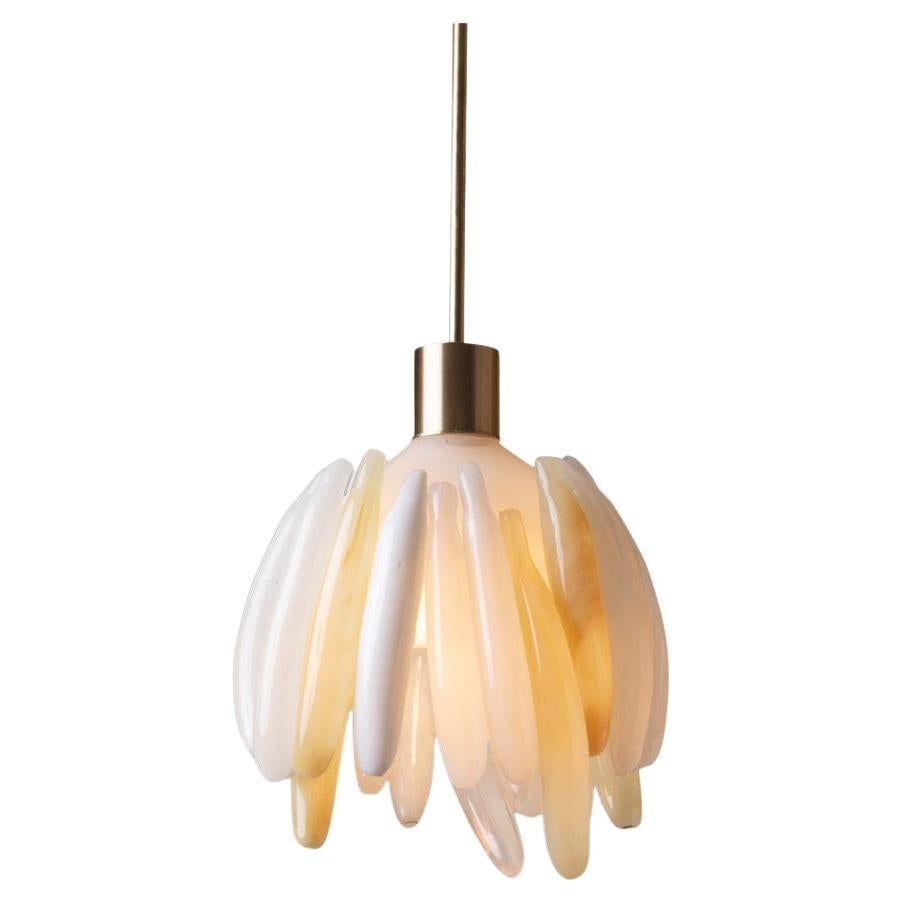 Musa Pendant Handblown Glass Sculpture Light