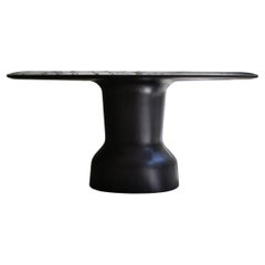 Mesa Musa, pieza escultórica con tablero de ónice o mármol 130