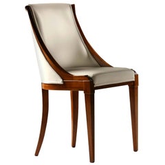 Antique Musa, Upholstered Chair Made of Cherrywood