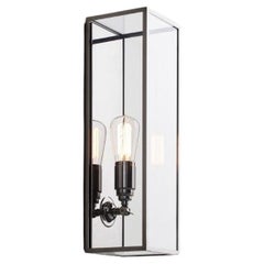 MUSAR 10 sateen brass clear glass