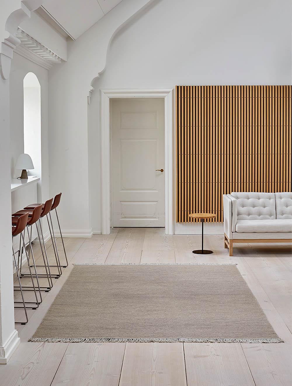 Post-Modern Muscat with Fringes Escape Kelim Carpet by Massimo Copenhagen For Sale