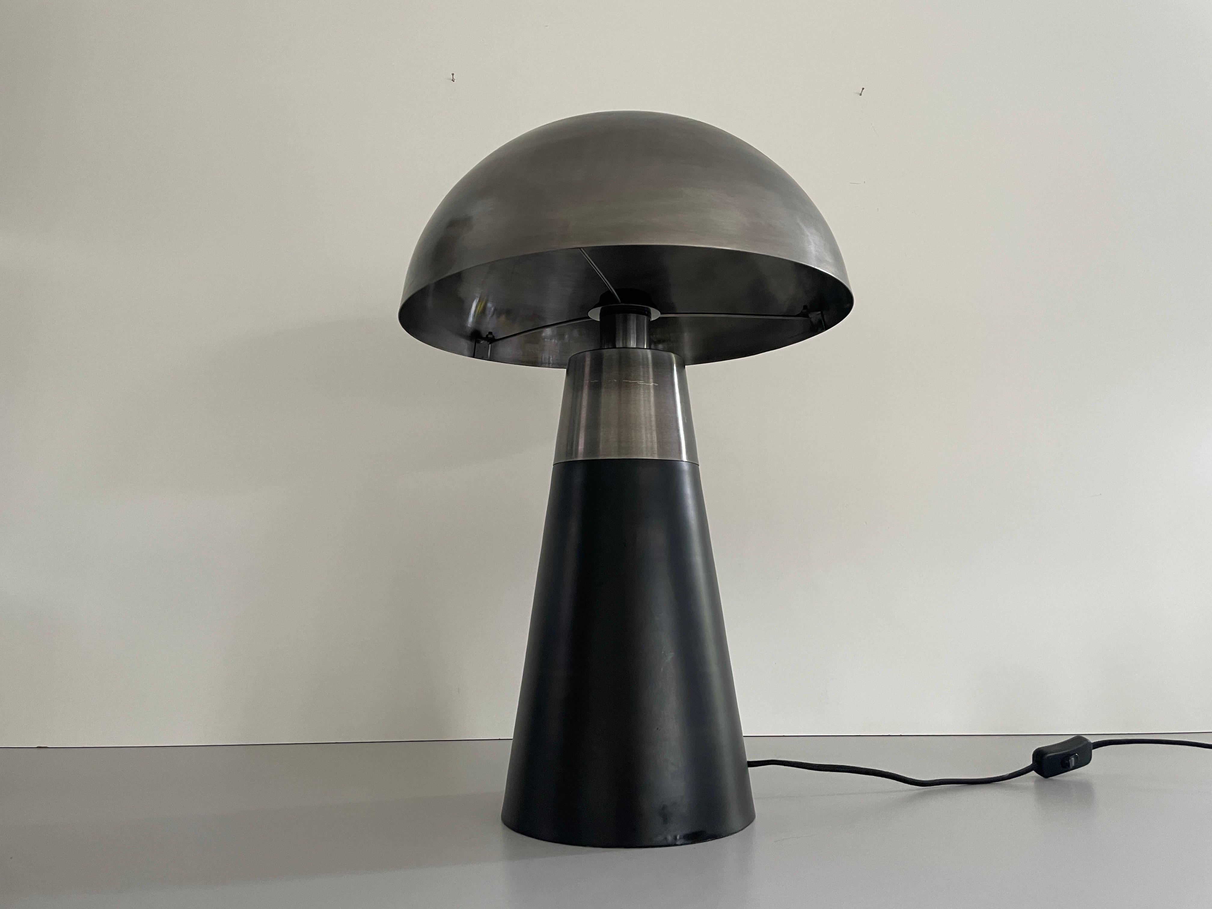 Space Age Muschroom and Conic Design Large Table Lamp by LAMBERT, 1980s, Germany For Sale