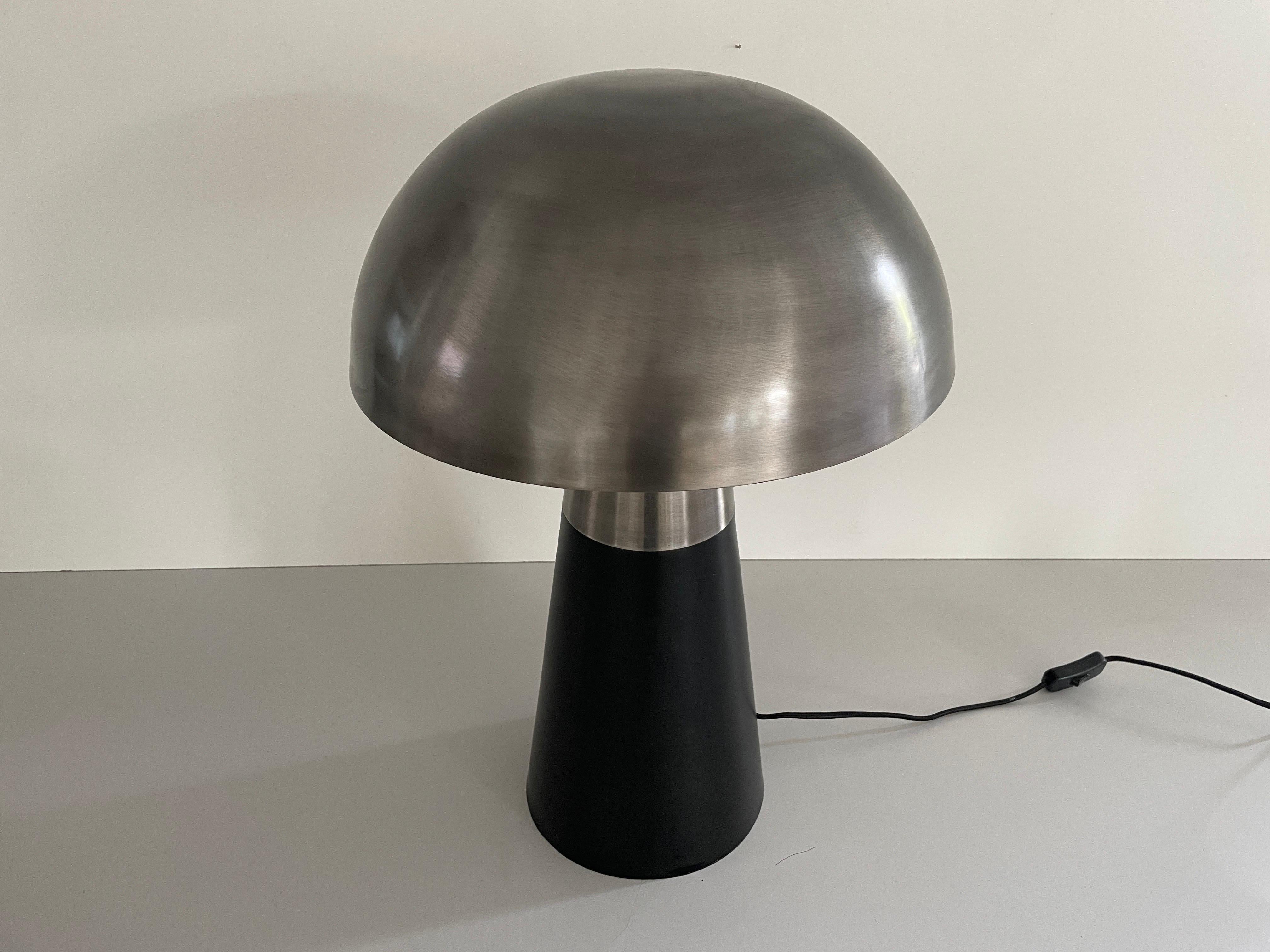 Late 20th Century Muschroom and Conic Design Large Table Lamp by LAMBERT, 1980s, Germany For Sale