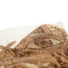 Muse Beaded 'Butterfly' Pillow