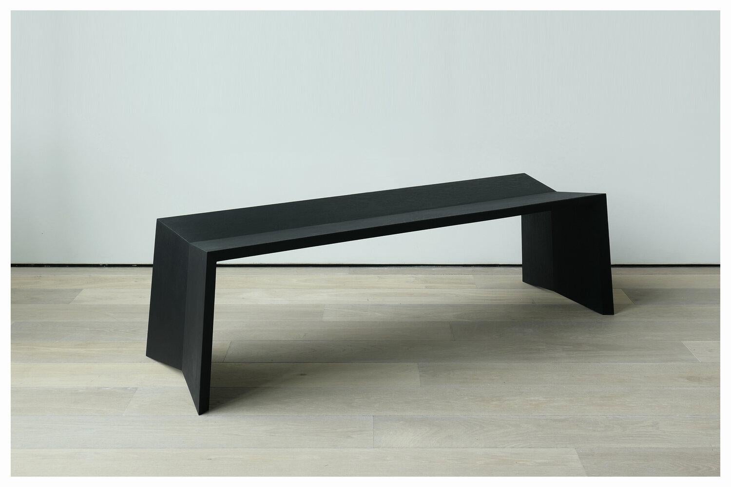 THIS PIECE IS BEING SOLD AS A SAMPLE. PLEASE MESSAGE US FOR MORE INFORMATION OR ANY QUESTIONS. WE MAY HAVE MORE THAN ONE AVAILABLE.

Originally designed as a museum bench, Muse is constructed in a continuous V-shape that supplies both its structure
