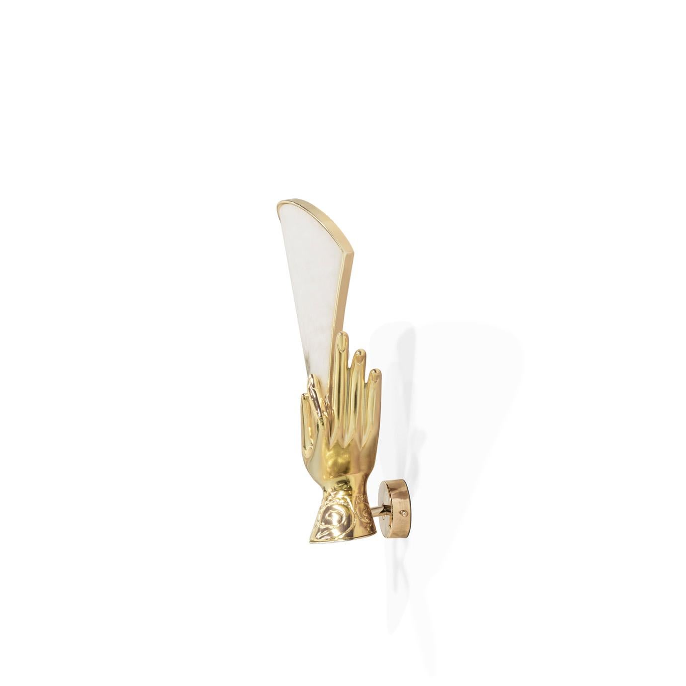 Hand-Crafted Muse Sconce For Sale