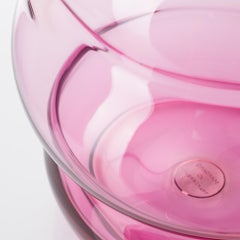 MUSE XL Rubine : vases en verre de Bohème aux courbes uniques