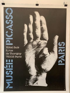 'MUSÉE PICASSO PARIS' Original Exhibition Poster, Picasso by Roman CIESLEWICZ