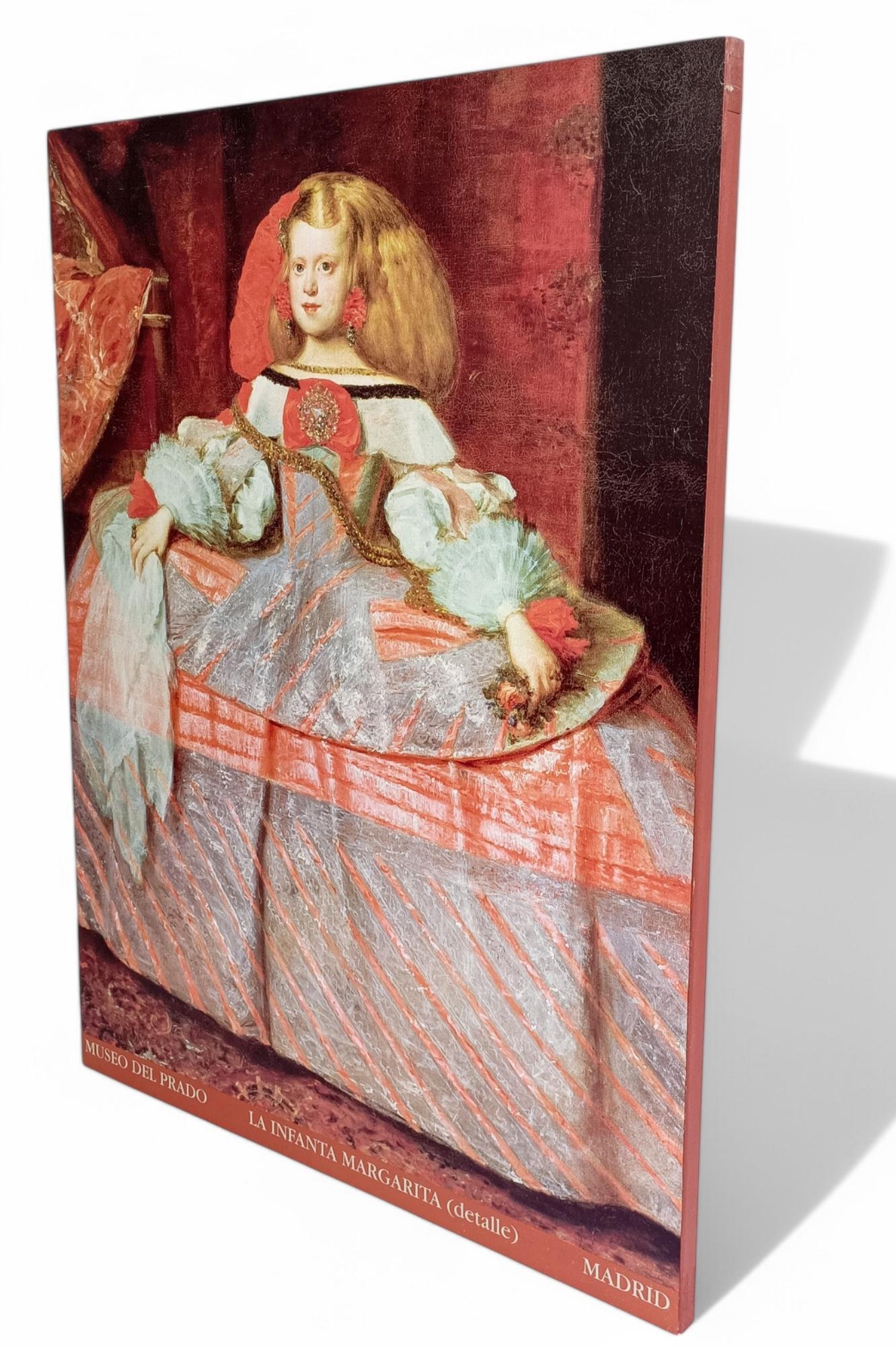 Museo del Prado Infanta Margarita von Velazquez  Poster auf Leinwand im Angebot 5