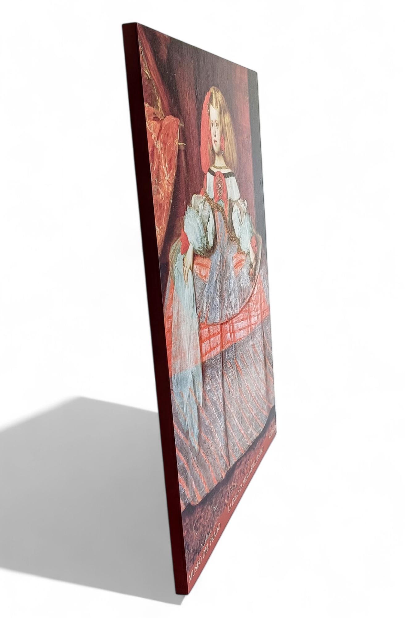 Museo del Prado Infanta Margarita von Velazquez  Poster auf Leinwand (Spanisch) im Angebot