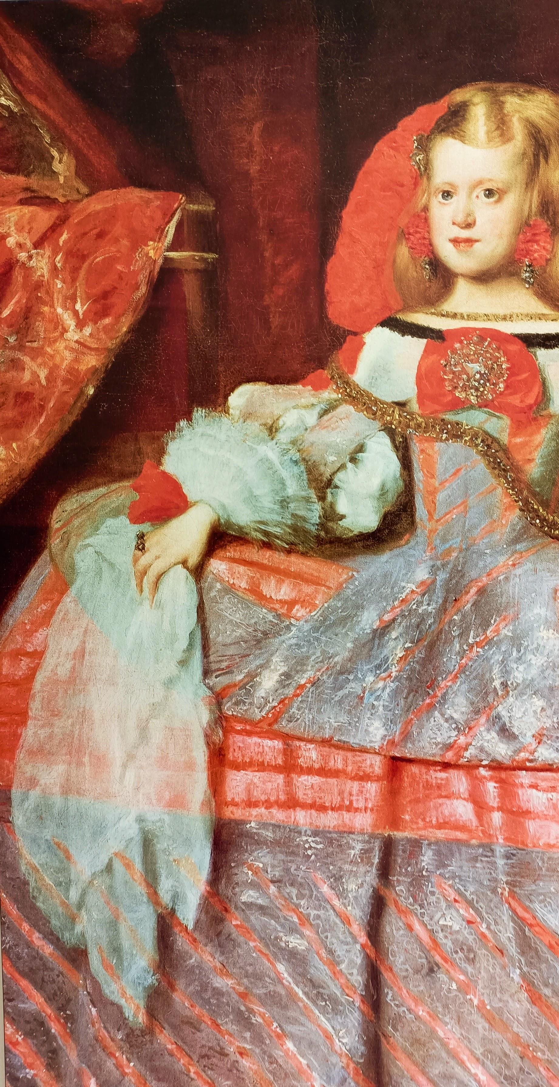 Museo del Prado Infanta Margarita von Velazquez  Poster auf Leinwand (Ende des 20. Jahrhunderts) im Angebot