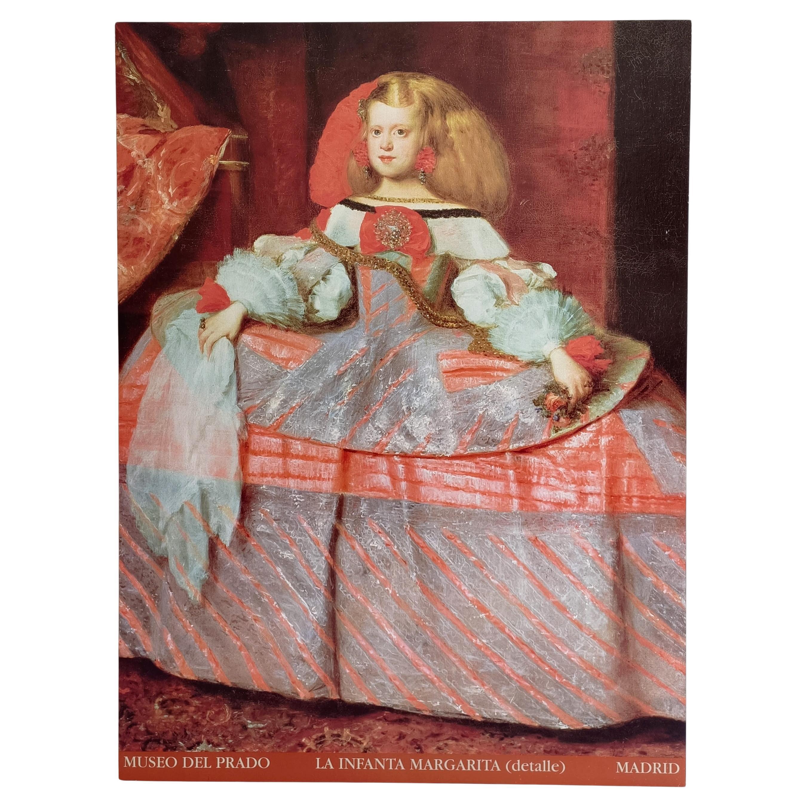 Museo del Prado Infanta Margarita von Velazquez  Poster auf Leinwand im Angebot