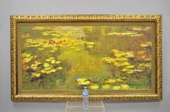 Museum Brushstrokes Collection Claude Monet Pond of Water Lilies Oil Painting