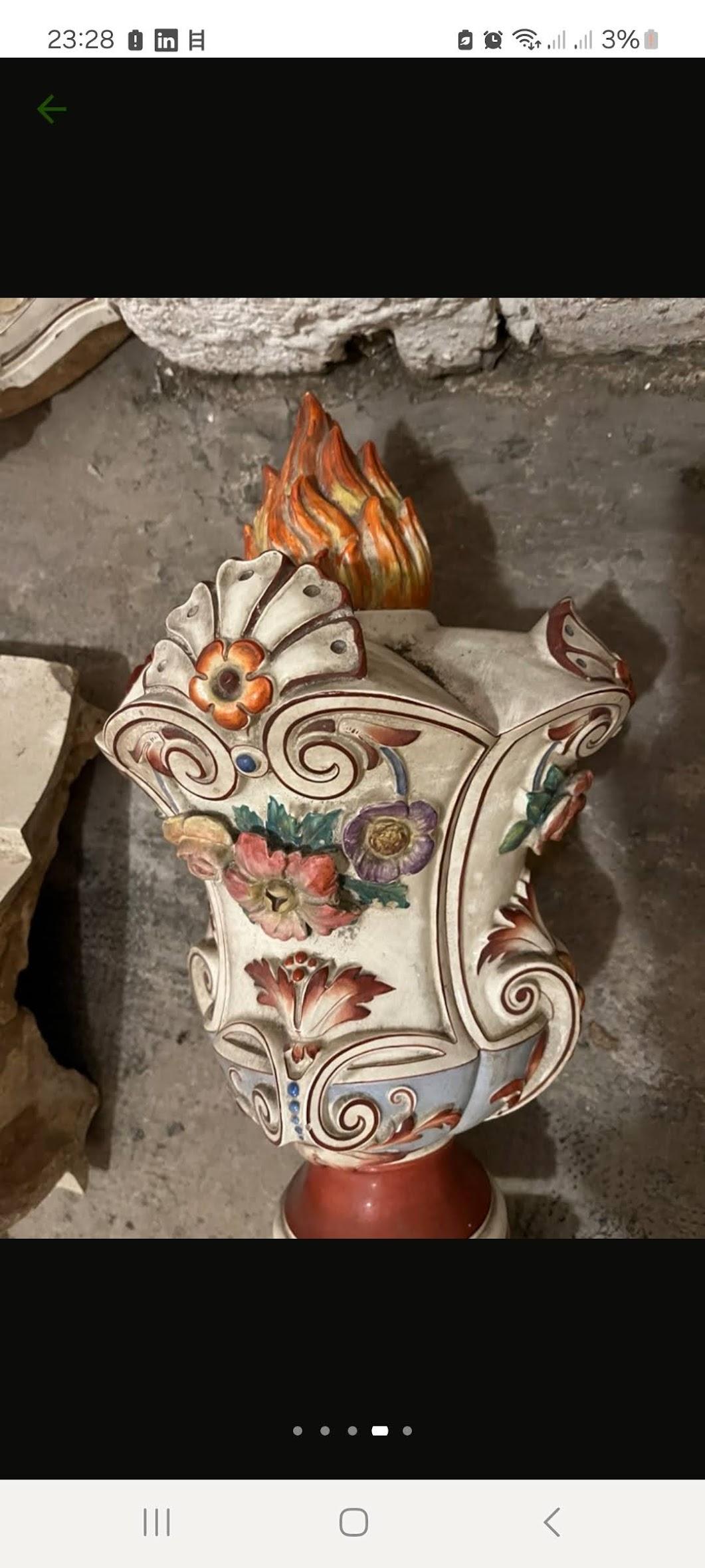 Cerámica de museo probablemente Villeroy & Boch, Alemania, década de 1890 en venta 6