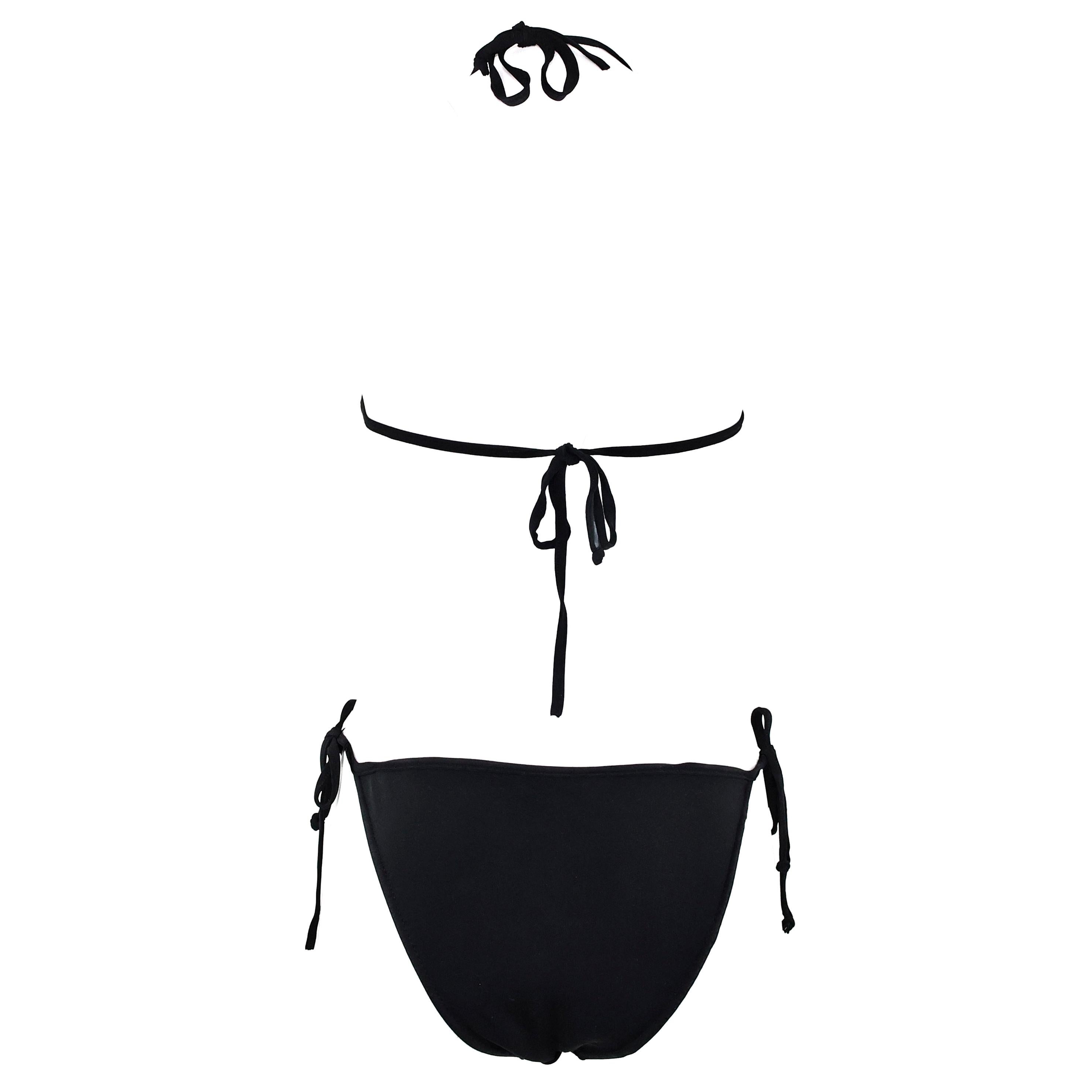 Museum Chanel Spring 1996 Micro bikini In Good Condition For Sale In Bressanone, Trentino-Alto Adige