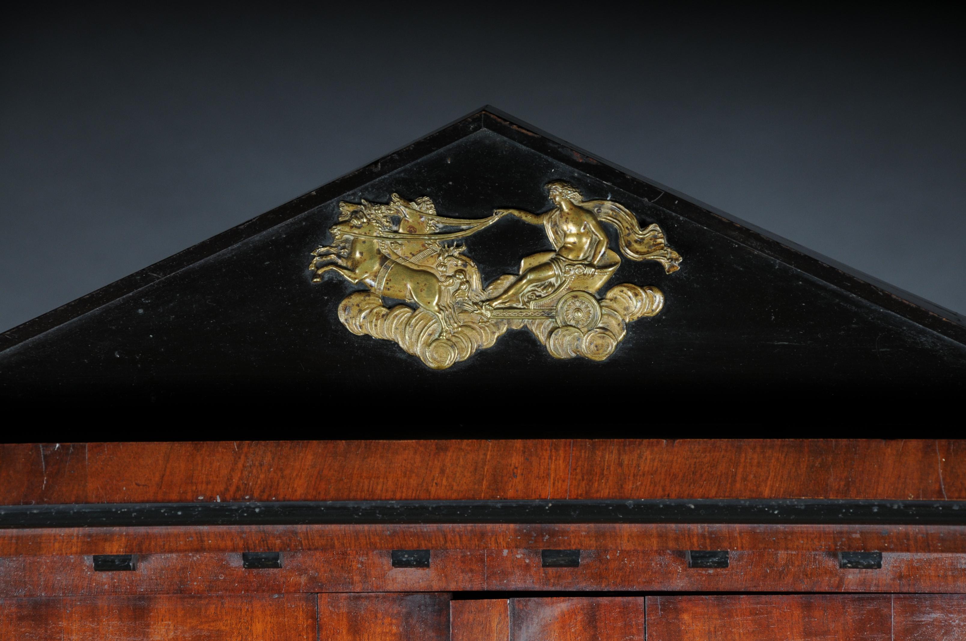 Placage Armoire/meuble d'écriture Empire de musée, vers 1800 en vente