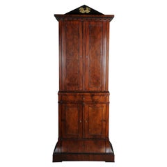 Armoire/meuble d'écriture Empire de musée, vers 1800