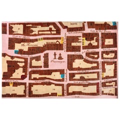 Museum Exhibited Limited Ed. Wool "Queretaro" Rug by C. Torre Hütt