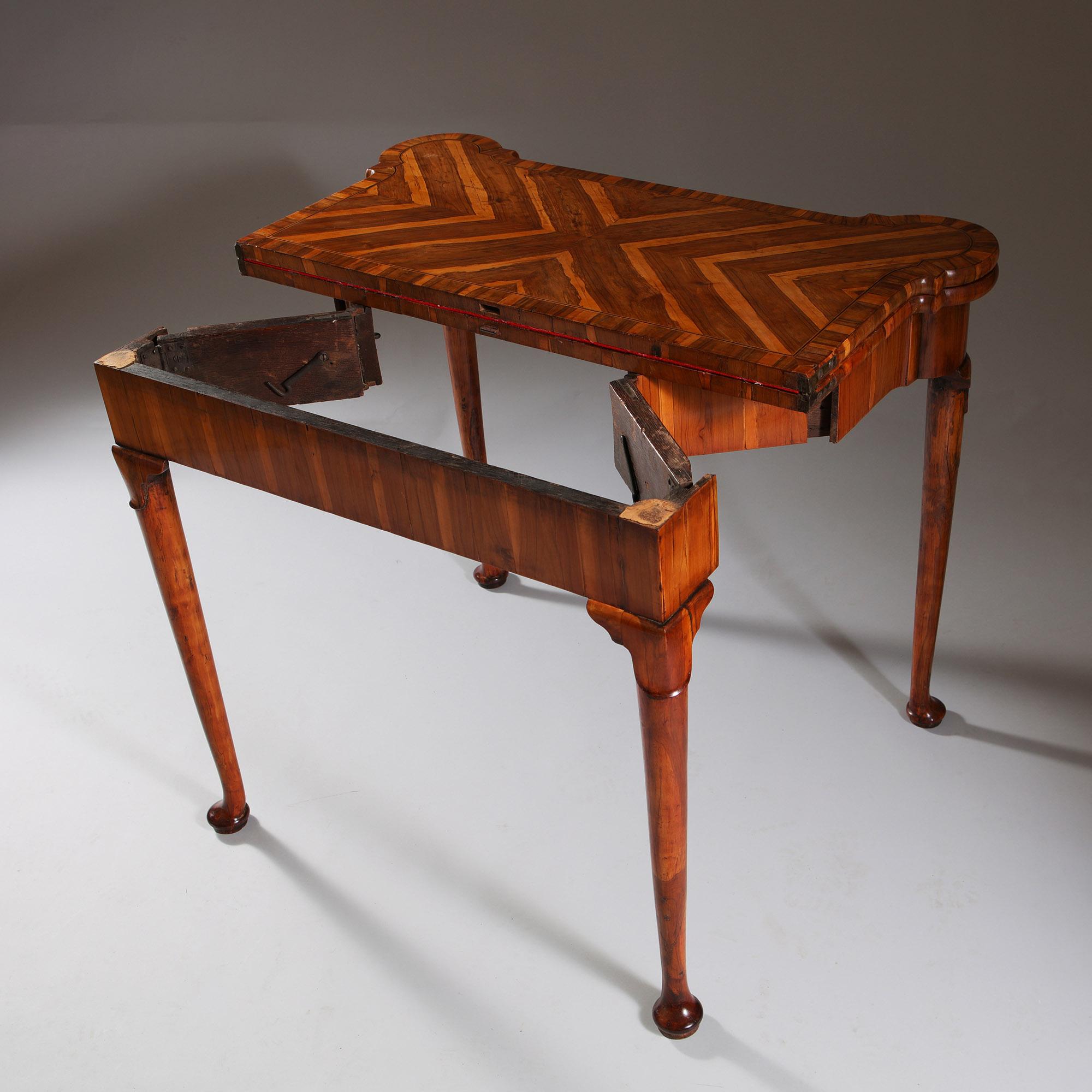 Museum Grade George I Cocus Wood Card Table, Circa 1725. England For Sale 5