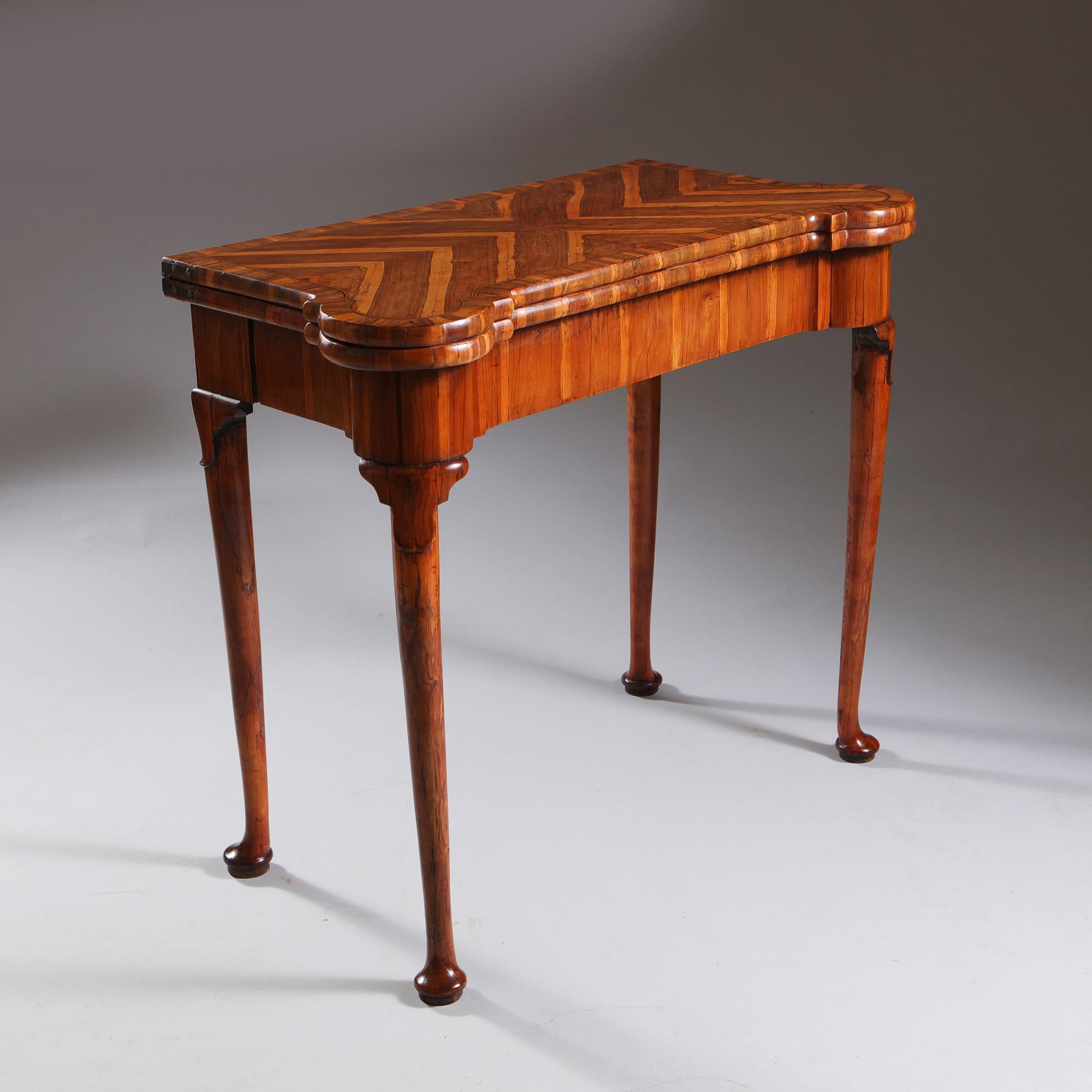 English Museum Grade George I Cocus Wood Card Table, Circa 1725. England For Sale
