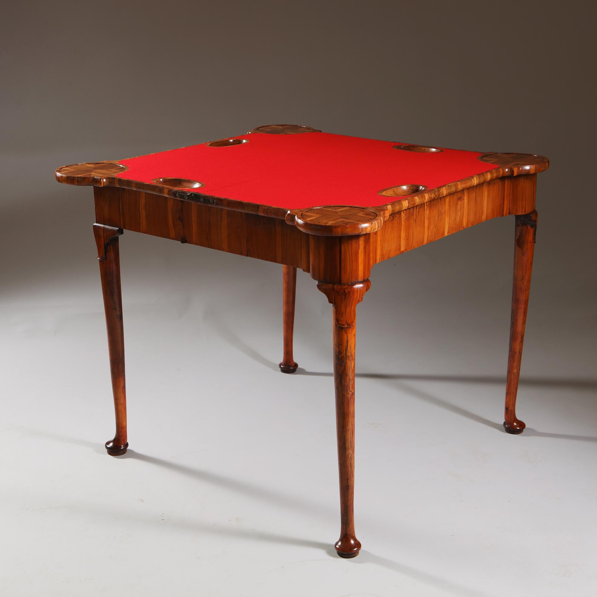 Museum Grade George I Cocus Wood Card Table, Circa 1725. England For Sale 1