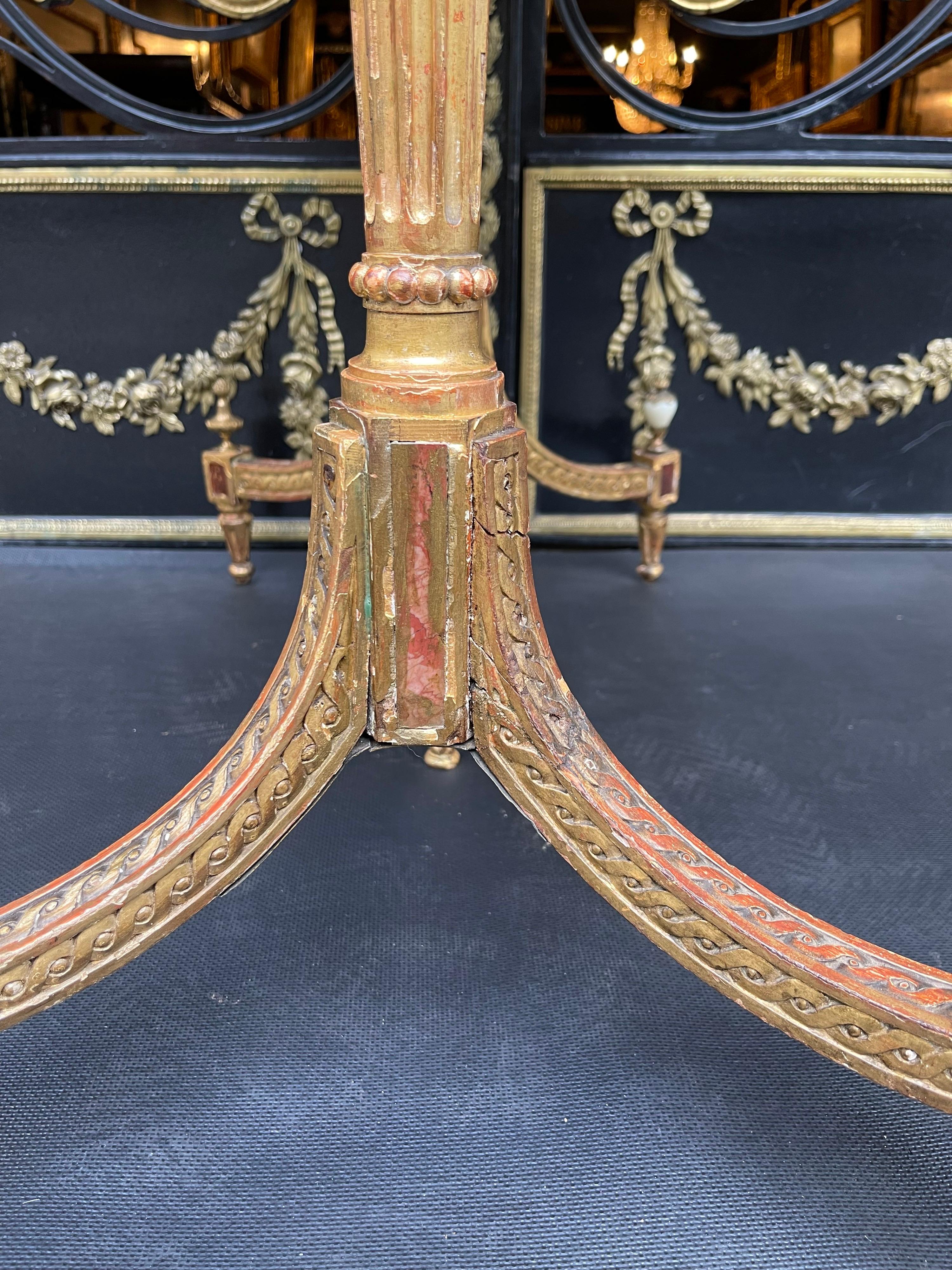 Museum Louis XVI Coffee Table / Side Table, Russia Around 1790, Gold-Plated For Sale 5